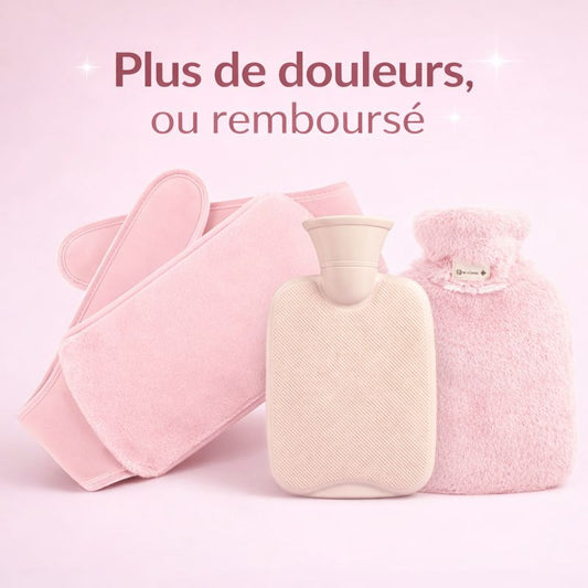 Bouillotte Portable avec Ceinture en Peluche